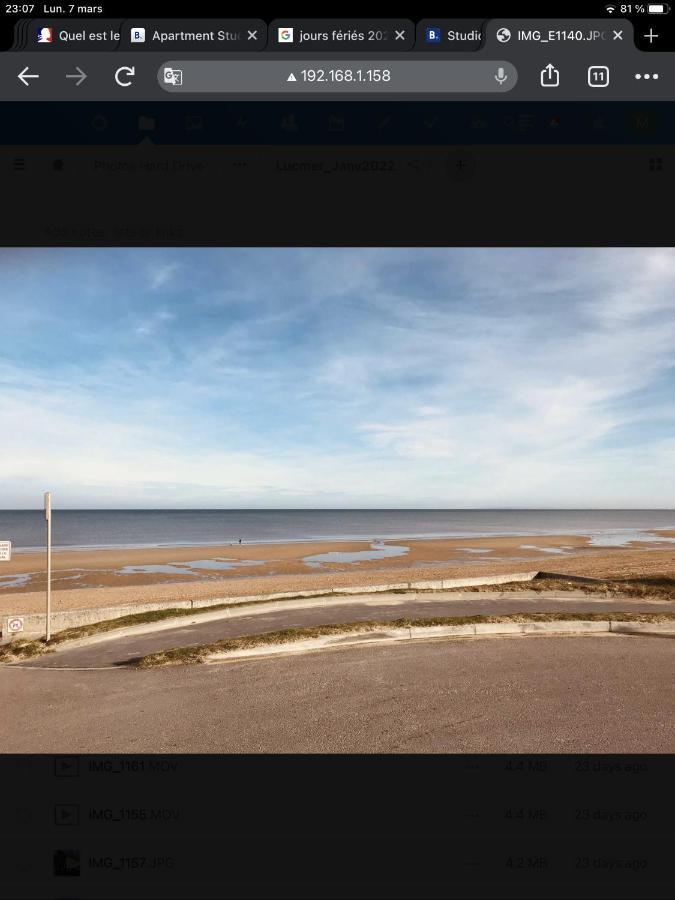 Studio Coeur De Luc/Mer Luc-sur-Mer Esterno foto